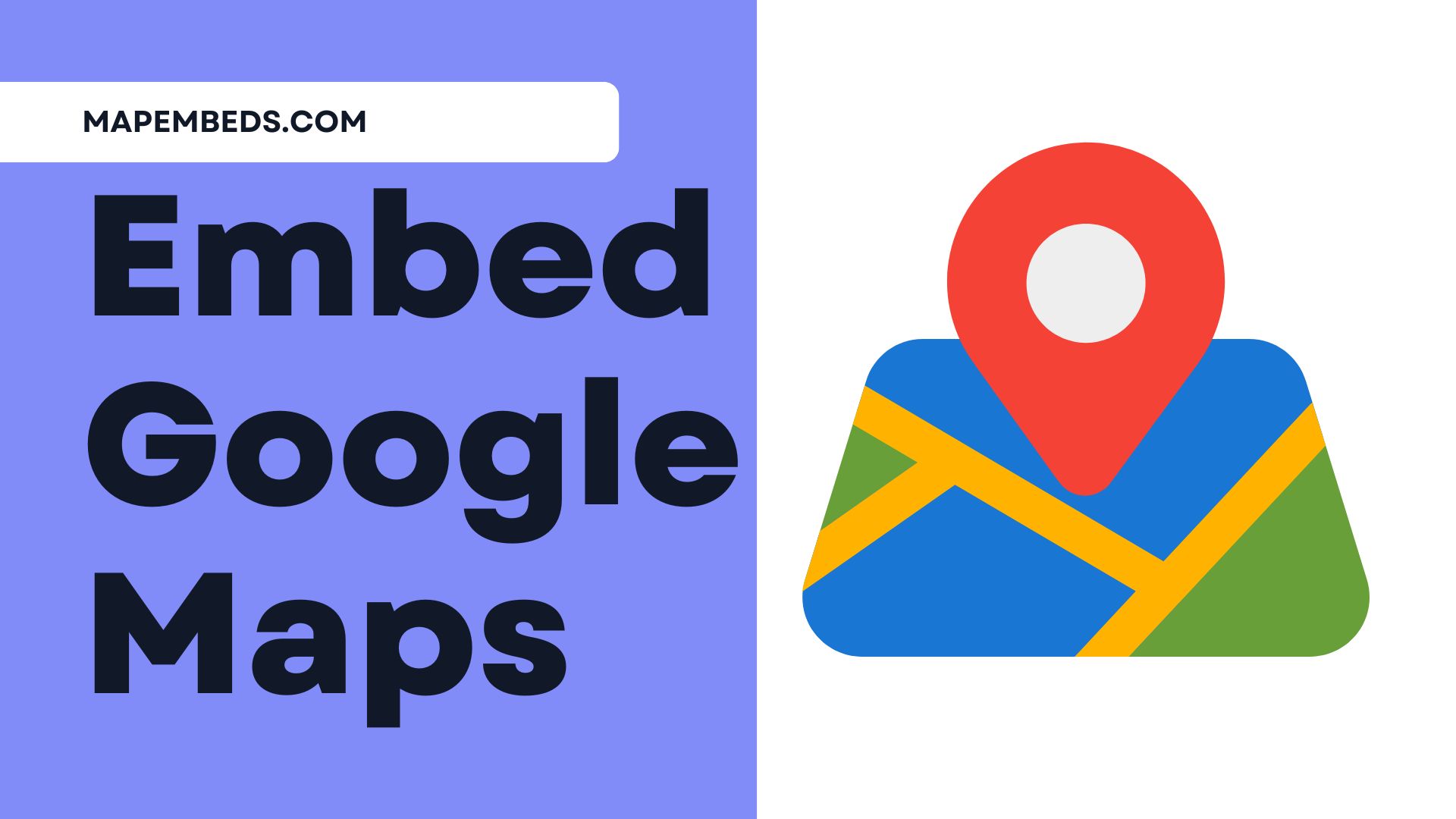 Map embeds generator add a google map to your website